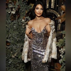 ZARA STRAPPY SEQUIN DRESS